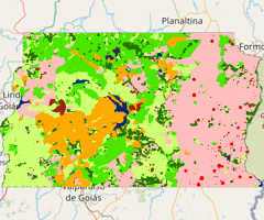 Mapa da Cobertura da Terra do Distrito Federal - 2011