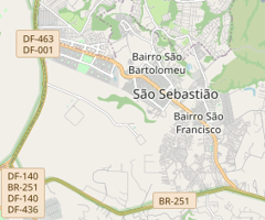 Cobertura Arbórea-Arbustiva São Sebastião — RA XIV