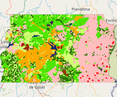 Mapa da Cobertura da Terra do Distrito Federal - 2006