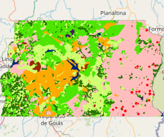 Mapa da Cobertura da Terra do Distrito Federal - 2003