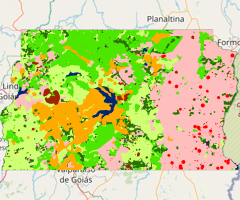Mapa da Cobertura da Terra do Distrito Federal – 2016
