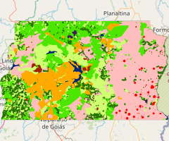 Mapa da Cobertura da Terra do Distrito Federal - 2005