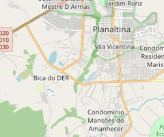 Cobertura Arbórea-Arbustiva Planaltina — RA VI
