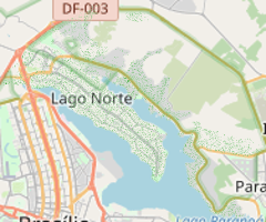 Cobertura Arbórea-Arbustiva Lago Norte — RA XVIII