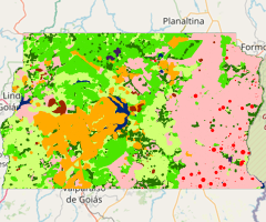 Mapa da Cobertura da Terra do Distrito Federal - 2007