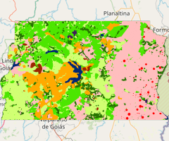 Mapa da Cobertura da Terra do Distrito Federal - 2009