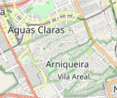 Cobertura Arbórea-Arbustiva Águas Claras — RA XX