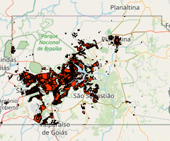 Ocupação Urbana do Distrito Federal em 1960