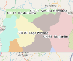 Unidades Hidrográficas do Distrito Federal