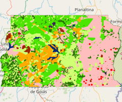 Mapa da Cobertura da Terra do Distrito Federal - 1994