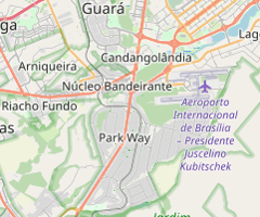 Cobertura Arbórea-Arbustiva Park Way — RA XXIV
