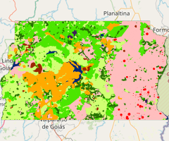 Mapa da Cobertura da Terra do Distrito Federal - 2013
